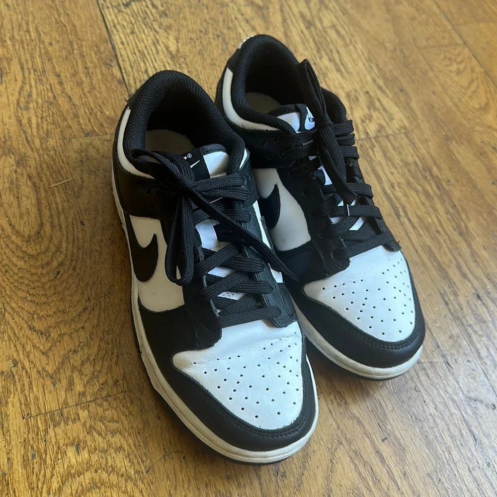 White/Black Nike Dunk Lows - Picture 1 of 5